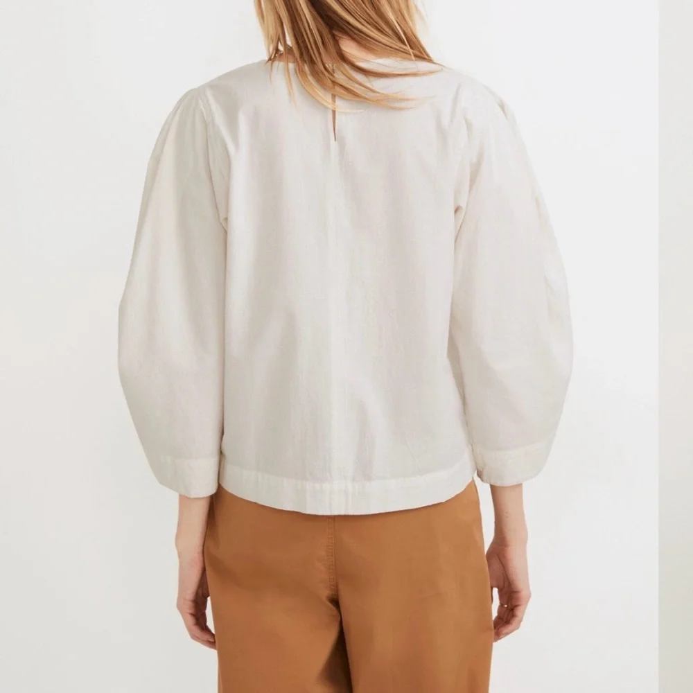Madewell Crepe Puff Sleeve‎ Blouse